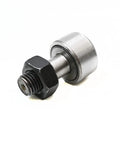 Cam Follower Needle Roller Bearing Set 2Pcs KR16 CF6 With M6x1.0 Thread, steel roller and stud, side view