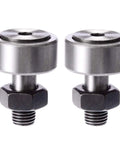 CF10-1 Cam Follower Needle Roller Bearing Bolt Kit 26mm OD Bolt Type Track Roller 2 Pack Bearing Steel