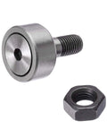 CF10-1 Cam Follower Needle Roller Bearing Bolt Kit 26mm OD bolt type track roller with nut, 2-pack, bearing steel