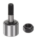 Cam Follower Needle Roller Bearing Set 2Pcs KR16 CF6 With M6x1.0 Thread 16mm Roller Diameter shown with nut