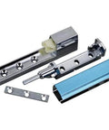 Traulsen Cam Lift Hinge Edge Mount Chrome Length Five And Three Quarters Inches Offset One Inch shown disassembled
