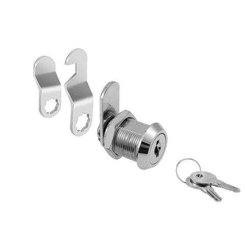 Secure your tool boxes, mailboxes, RV compartments and pickup trucks with this 3-pack of 5/8 inch keyed-alike cam locks in zinc alloy.