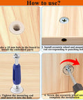 How to use 120Pcs Cam Locks Furniture Hardware Kit 3 In 1 Eccentric Connectors Nuts Bolts Dowels For Assembly And Repair guide