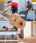 138Pcs Cam Locks For Assortment Kit With 3 In 1 Eccentric Hardware Wheels used in cabinet, bookcase, bed, and drawer assembly