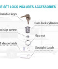 Six-Pack Tubular Cam Locks With Keys Provide Keyed-Alike Security For RV Cabinets And Trailer Doors; With components