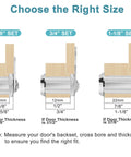 Secure cabinets, drawers, and RV storage with a durable three quarters inch cam lock set shown with size options.