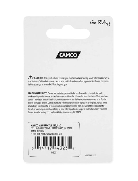 Back packaging of Thumb Operated Offset Cam Lock In Multicolor Finish For Cabinet Or Storage Compartments Seven Eighths Inch Backset With Face Plate Mount Includes Straight And Offset CAM For Easy Turn Security And Flexible Replacement Installations