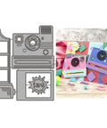 Camera Letters Die Cutting Set For Card Making And Scrapbooking Metal Dies For Embossing And Paper Die Cuts Includes Stencils.