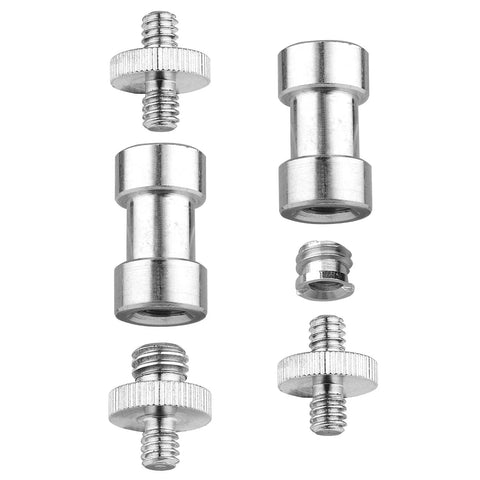 Twenty Two Piece Camera Screw Adapters Kit With Reducer Bushings And Various One Quarter Inch To Three Eighths Inch Connections