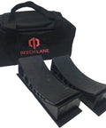 Camper Leveler Set Beech Lane Two Pack With Carrying Bag Includes Two Curved Levelers Two Chocks And Two Rubber Grip Mats