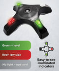 EZ Camper RV Leveling System With Dual Axis Quick Leveling For Both Axes At Once, Bright Illuminated Indicator Lights For Easy Feedback