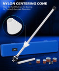 Cam Bearing Removal and Installation Tool Set with nylon centering cone and adapters shown with blue carrying case