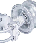 Sliding Gate Rollers Cantilever Roller For Four Inch Round Post Fits Two And Three Eighths Inch Or Two And One Half Inch Gate Frames For Chain Link Fence Gates Seven Inch Wheel Maintenance Free Malleable Steel Durable Hardware Single Pack