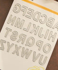 26 Capital Alphabet Dies Set For Metal Cutting, Card Making, Scrapbooking And DIY Embossing Projects, 0.83 X 0.63 Inch Letters