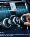 HVAC Blower Motor Resistor For GM Trucks And SUVs With Manual AC Control Easy Install in use with dashboard controls