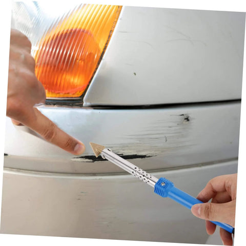 Car Bumper Fix Tool and Automotive Plastic Repair Kit With Pro Grade Welding Pen For Quick Door Ding And Bumper Repairs used on car bumper