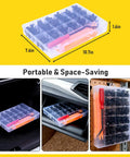 Go-To 240-Piece Car Bumper Retainer Clips Kit with plastic box, featuring auto plastic rivets, push fasteners, and remover tools