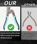 Comparison of Car Clip Pliers and Auto Trim Removal Tools with competitor pliers, highlighting durability and multifunctionality.