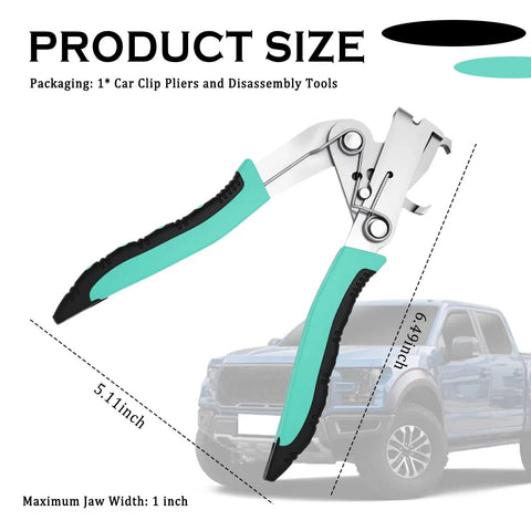 No Fuss Car Clip Remover Pliers With Anti Slip Grip For Door Panels Dashboards And Interior Trim Pro Grade Auto Clip Tool Set