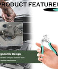 No Fuss Car Clip Remover Pliers With Anti Slip Grip for Door Panels Dashboards and Interior Trim used on car battery