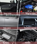2080Pcs Car Retainer Clips And Fasteners Kit With 33 Universal Sizes Nylon Bumper And Fender Rivets Door Panel Clips Plastic Rivets 10 Cable Ties And Removal Tool For Toyota Ford Benz And More shown in various car parts like door trim and engine room