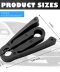 Product sizes shown for 4 Pack Car Door Shock Absorbers With Force-Dissipating Arm Upgrade, Universal Door Lock Cover Pads.