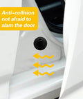 Car Door Shock Absorbing Gasket 20 Pack With Silicone Pads 1.18 Inch Door Buffer Silencers installed on door edge