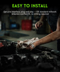 Mechanic cleaning an engine bay for installing New 160 Amp Alternator Replacement For Dodge Grand Caravan Journey Avenger Town And Country...