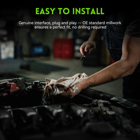 Mechanic cleaning an engine bay for installing New 160 Amp Alternator Replacement For Dodge Grand Caravan Journey Avenger Town And Country...