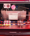 Fuel system installation showcasing stainless steel T-bolt clamp with stand cradle for hose OD 3.4 to 3.7 inches 86 to 94 mm.