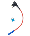 5 Pack 12V Car Add A Circuit Fuse Tap Adapter Kit With 15 Amp Fuses Mini ATM APM Blade Fuse Holder Heavy Duty 16 Gauge Red Wire
