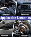 Application scenarios for Trim Removal Tool Kit 5Pcs No Scratch Plastic for Cars Interior Door Panels Blue.