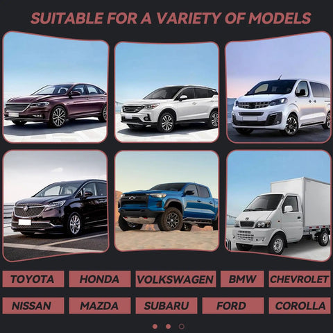 Variety of car models compatible with 2080Pcs Car Retainer Clips And Fasteners Kit With 33 Universal Sizes Nylon Bumper And Fender Rivets.