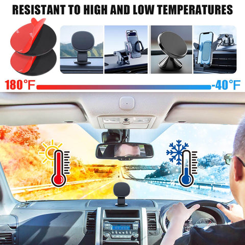 Navona 16Pack Heavy Duty Double Sided Mounting Tape – VHB 5952 Foam Tape in use for car decor, heat resistant demonstration