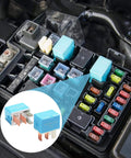 12V Four Pin Car Relay Kit, Two Pack, Heavy Duty Auto Relay For AC Starter And Electrical Systems installed in a fuse box