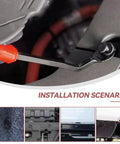 Installation of 2080Pcs Car Retainer Clips And Fasteners Kit With 33 Universal Sizes Nylon Bumper And Fender Rivets Door Panel Clips