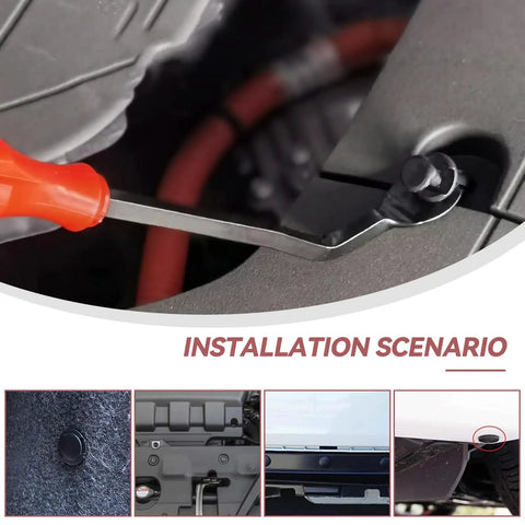 Installation of 2080Pcs Car Retainer Clips And Fasteners Kit With 33 Universal Sizes Nylon Bumper And Fender Rivets Door Panel Clips