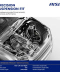 Rear Struts And Shock Absorbers Set For Mercedes Benz C250 C300 C350 C63 And E Class Models exposed view detailing installation