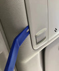 Heavy Duty Plastic Auto Trim Removal Tool Set For Safe Car Interior And Door Panel Clips GLK in use on interior panel