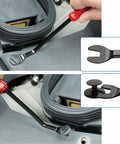 All In One 5 Piece Car Trim Removal Tool Kit With Upholstery Tools Auto Clip Pry Tool for dash fastener removal.