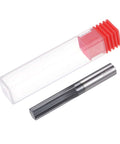 Carbide Chucking Reamer 0.38 Inch Diameter Straight Flute Straight Shank For Metal Lathe CNC Machining Centers Pro Grade Precision Finish Long Tool Life Black Harfington