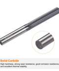 Carbide Chucking Reamer HARFINGTON Pro Grade 0.25 Inch Diameter Straight Flute Straight Shank CNC Machining Centers Reamer Tool Uncoated Solid Carbide Reamer For Steel Aluminum Iron With 6.36mm Dia 1.32 Inch Cutting Length And 2.56 Inch Overall Length.