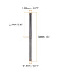 Pro Grade Carbide Chucking Reamer 0.072 Inch 1.829 Millimeter Diameter With Straight Flute And Straight Shank For Metalworking