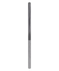 Front view of Carbide Chucking Reamer 0.0795 Inch Dia 2.019 mm Straight Flute Straight Shank CNC Machining Center Tool for Metal Lathe Work High Precision Black Finish