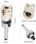 End Mill Set With Face Mill Holder And Wrench Carbide Insert Cutter For CNC Milling Oxidation Resistant Coated Tools