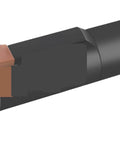 Front view of Carbide Insert Milling Cutter For Milling Machines And Lathes With Inner Hole Keyway Slots 10mm Precision Cutting Tool Holder