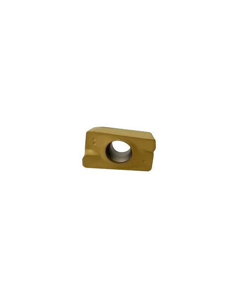 Single carbide milling insert with PVD/CVD coating, appropriate for BAP400R tool holders and steel work, showing hole and dimensions.