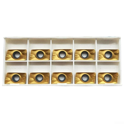Pro Grade C20 20 120L Indexable Chamfer End Mill Cutter Set With 10 APKT1604 Carbide Inserts For Cast Iron Processing And Finishing