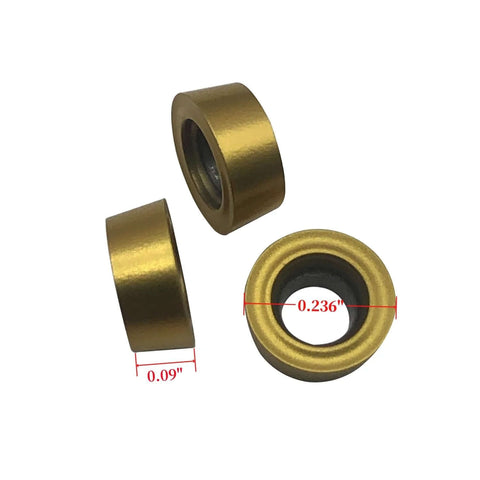 RCMT0602 carbide inserts from Pro Grade Heavy Duty Lathe Tool Holder Set For Turning And Profiling By ASZLBYM