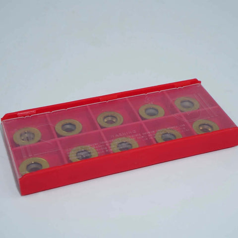 Beefy 50mm EMR Round Dowel Face Mill Kit With Four Slot High Efficiency Cutter For Multi Edge 10Pcs RPMT1204 Carbide Inserts